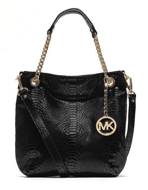 michael kors black patent leather purse|michael kors black purse women's.